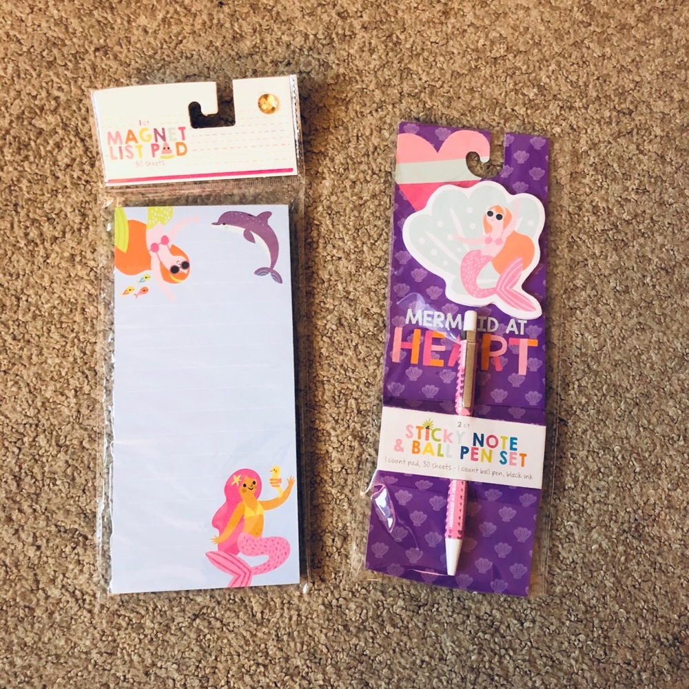 Mermaid Themed Stationary Lot